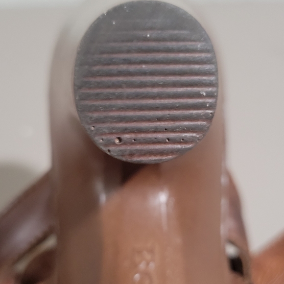 Born BOC Concept Women's Sz US 8 M Brown Leather Heel Mule Clogs Buckle EU 39 - Picture 15 of 16